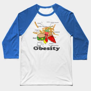 Obesity Baseball T-Shirt